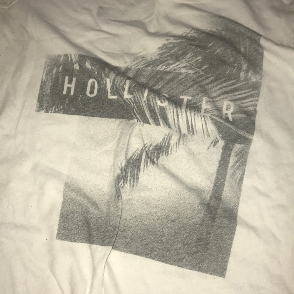 white long sleeve graphic shirt